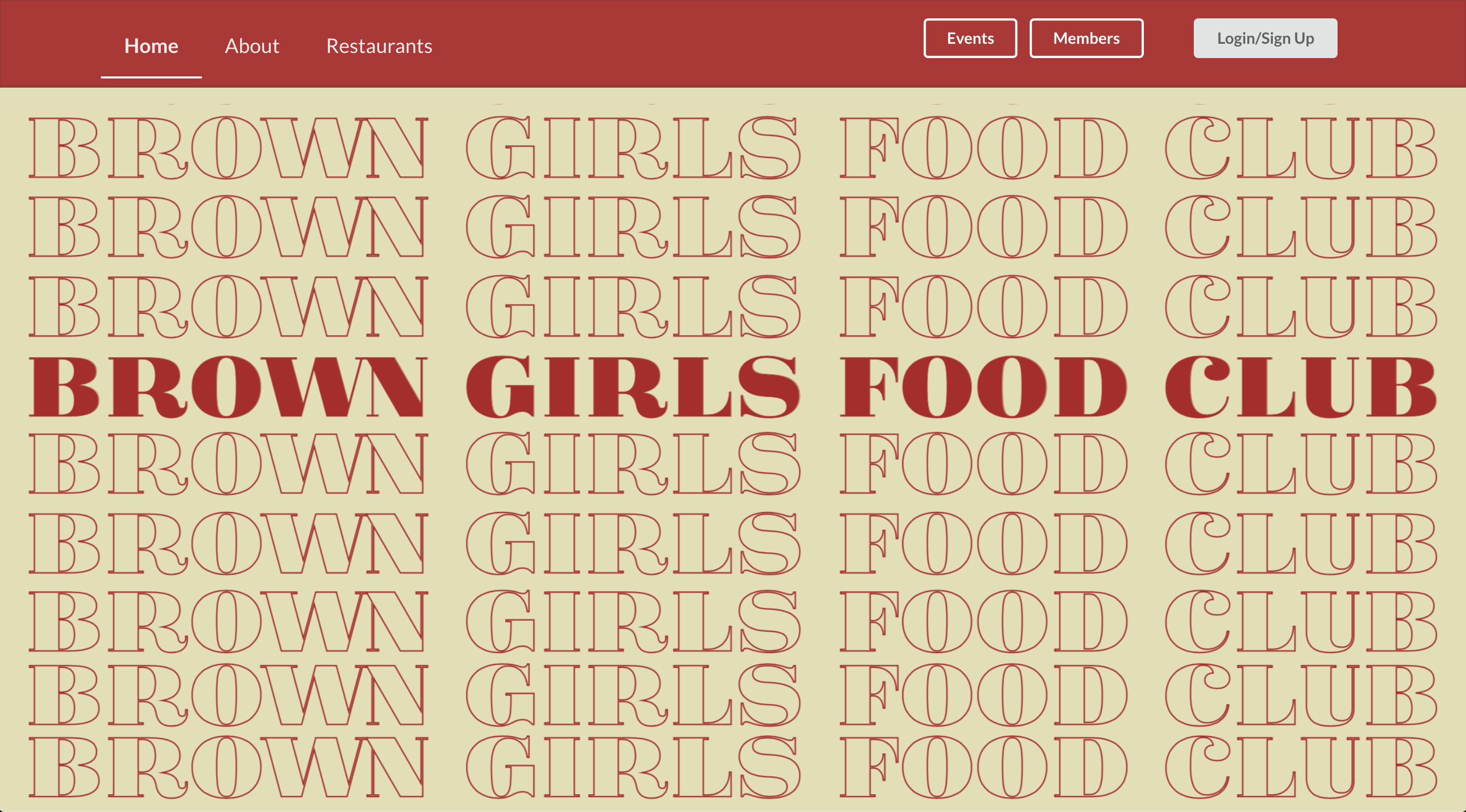 Brown Girls Food Club app